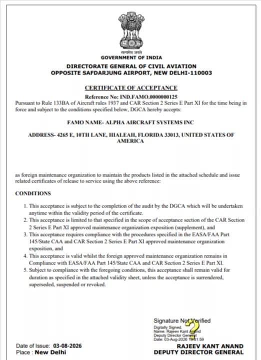 DGCA, India